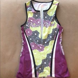 Pearl Izumi W elite half zip sleeveless jersey